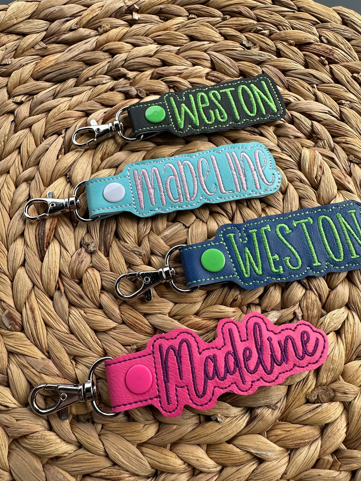 Personlized Name bag tags, tags for water bottles