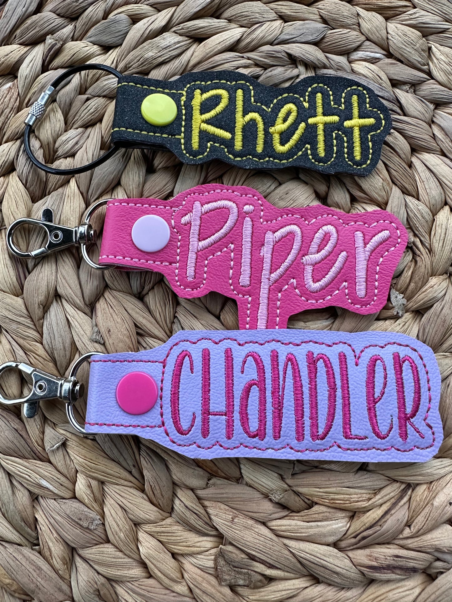 Personlized Name bag tags, tags for water bottles