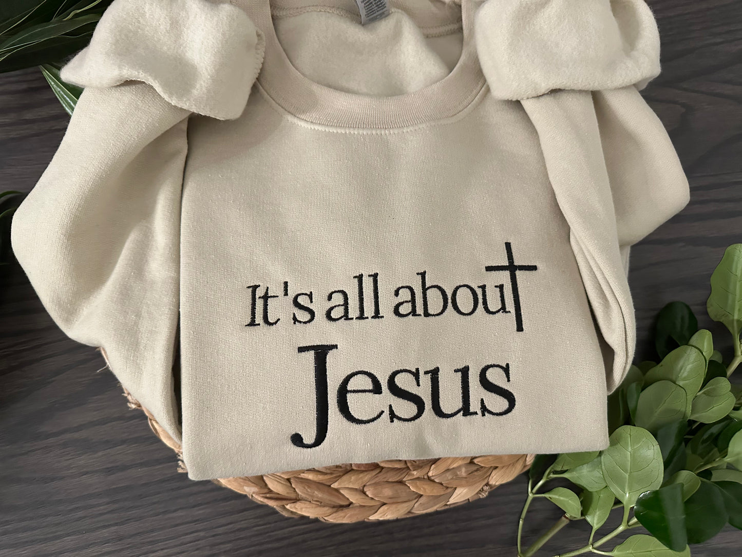 It's all about Jesus Sweatshirt