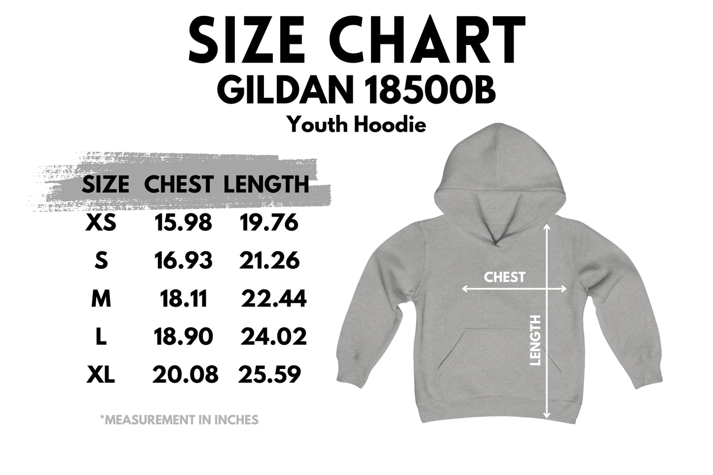 Hoodie (Adult + Youth sizes)