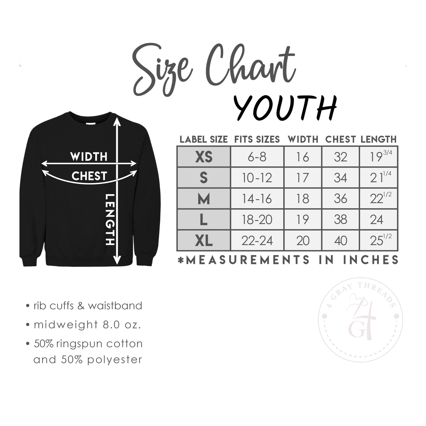 American Flag Sweatshirt (Adult + Youth sizes)