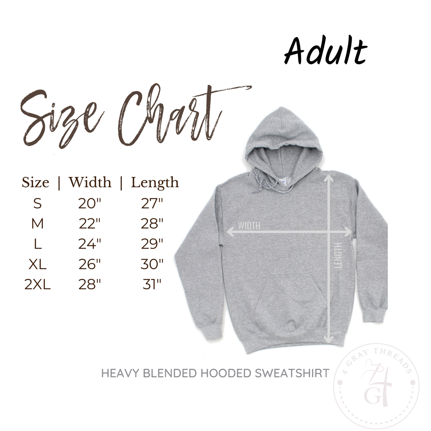 Hoodie (Adult + Youth sizes)
