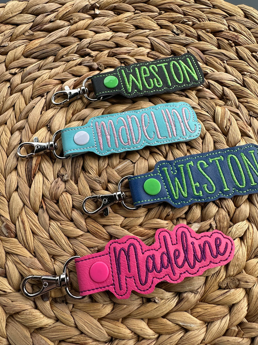 Personlized Name bag tags, tags for water bottles