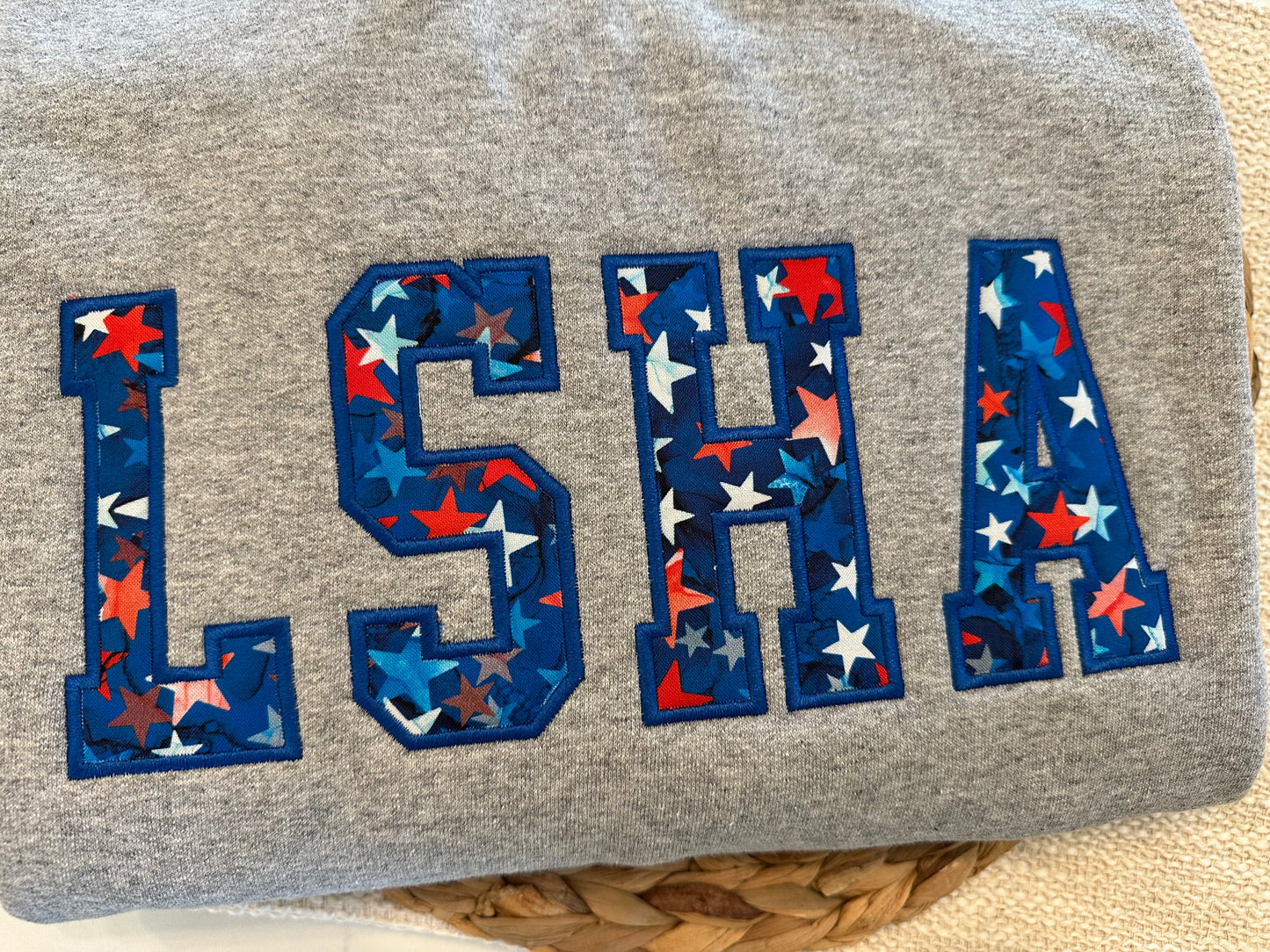 LSHA Red, White, Blue Stars Sweatshirt (Adult + Youth sizes)