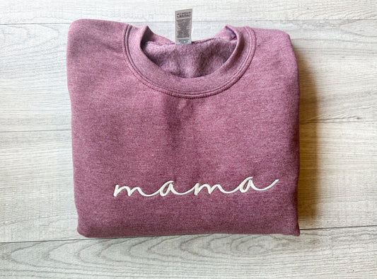 Mama Embroidered Sweatshirt