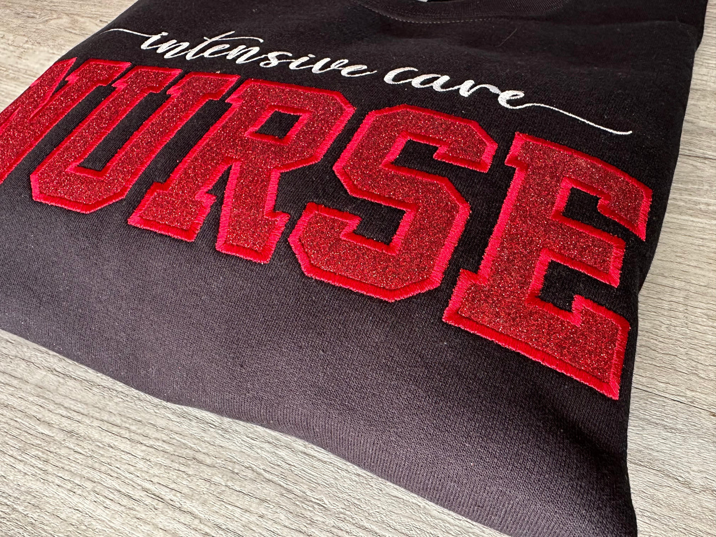 Glitter Nurse Sweater