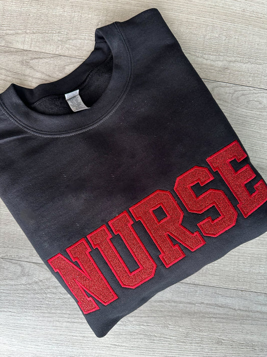 Glitter Nurse Sweater