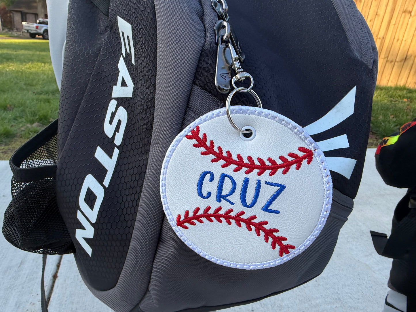 Personalized Baseball/Softball bag tag