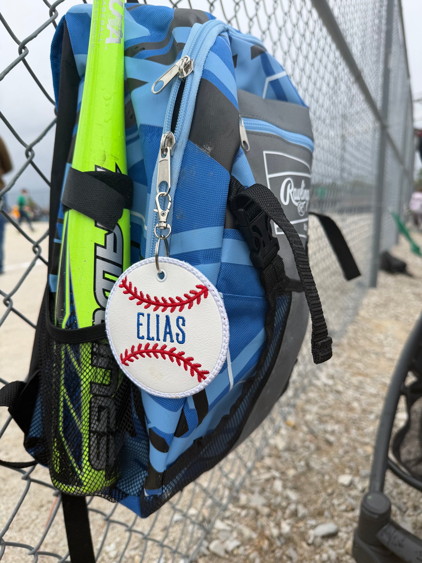 Personalized Baseball/Softball bag tag
