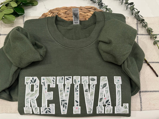 REVIVAL Olive Leaf Sweatshirt