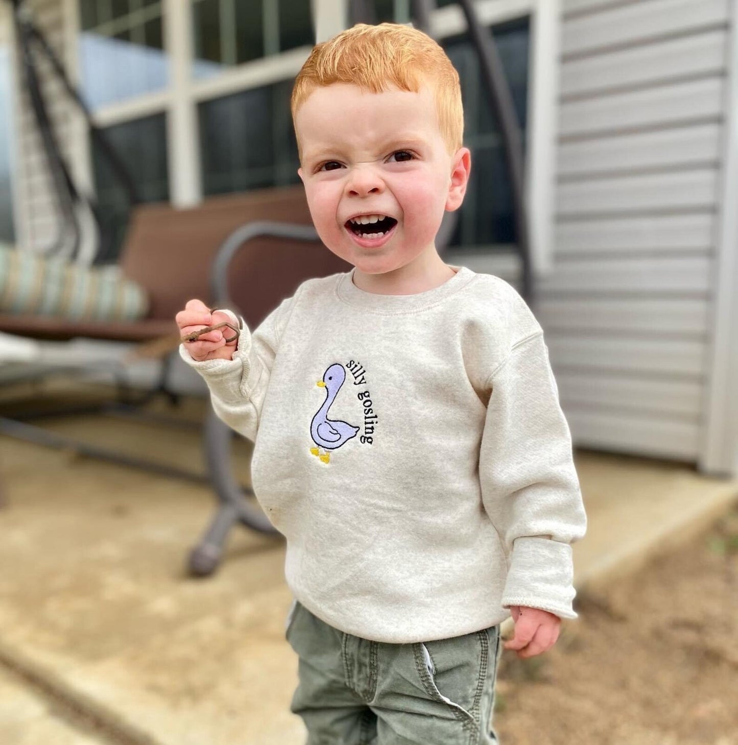 Silly Gosling Toddler Sweater